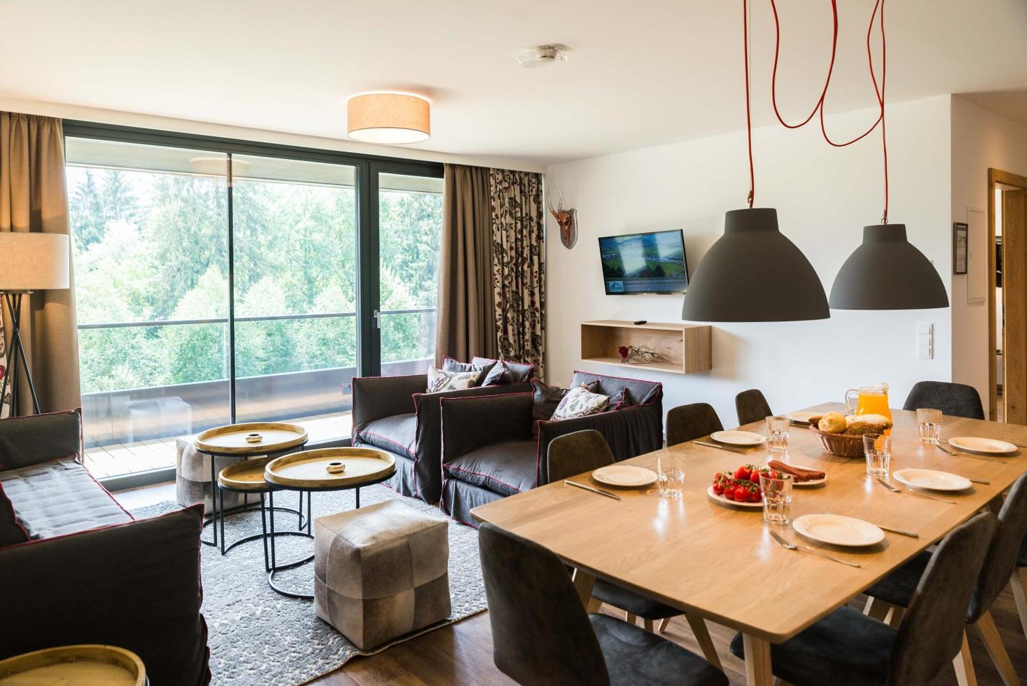 Schoenblick Residence Apartments - Including Summer Card 젤암제 객실 사진