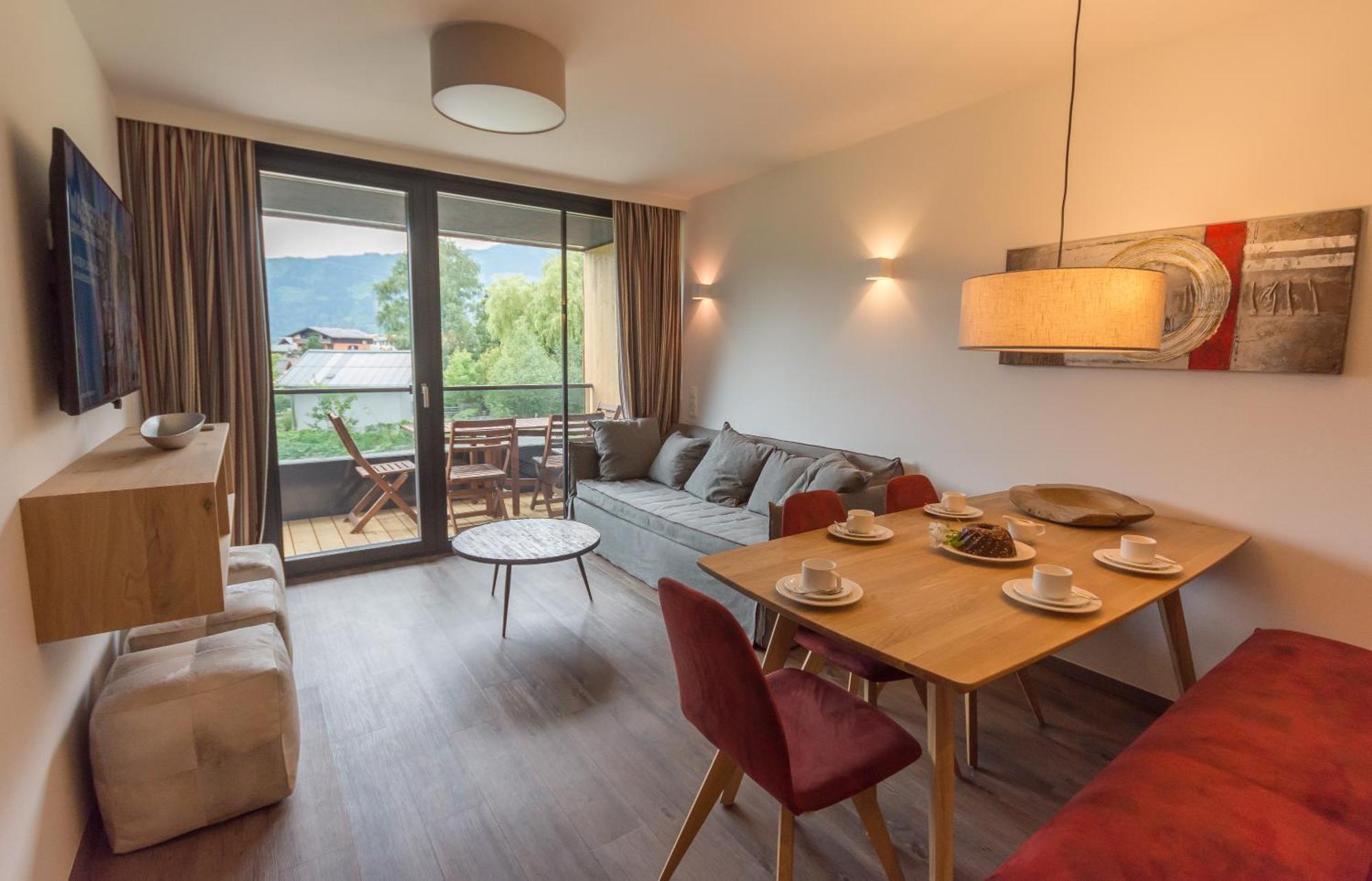 Schoenblick Residence Apartments - Including Summer Card 젤암제 객실 사진