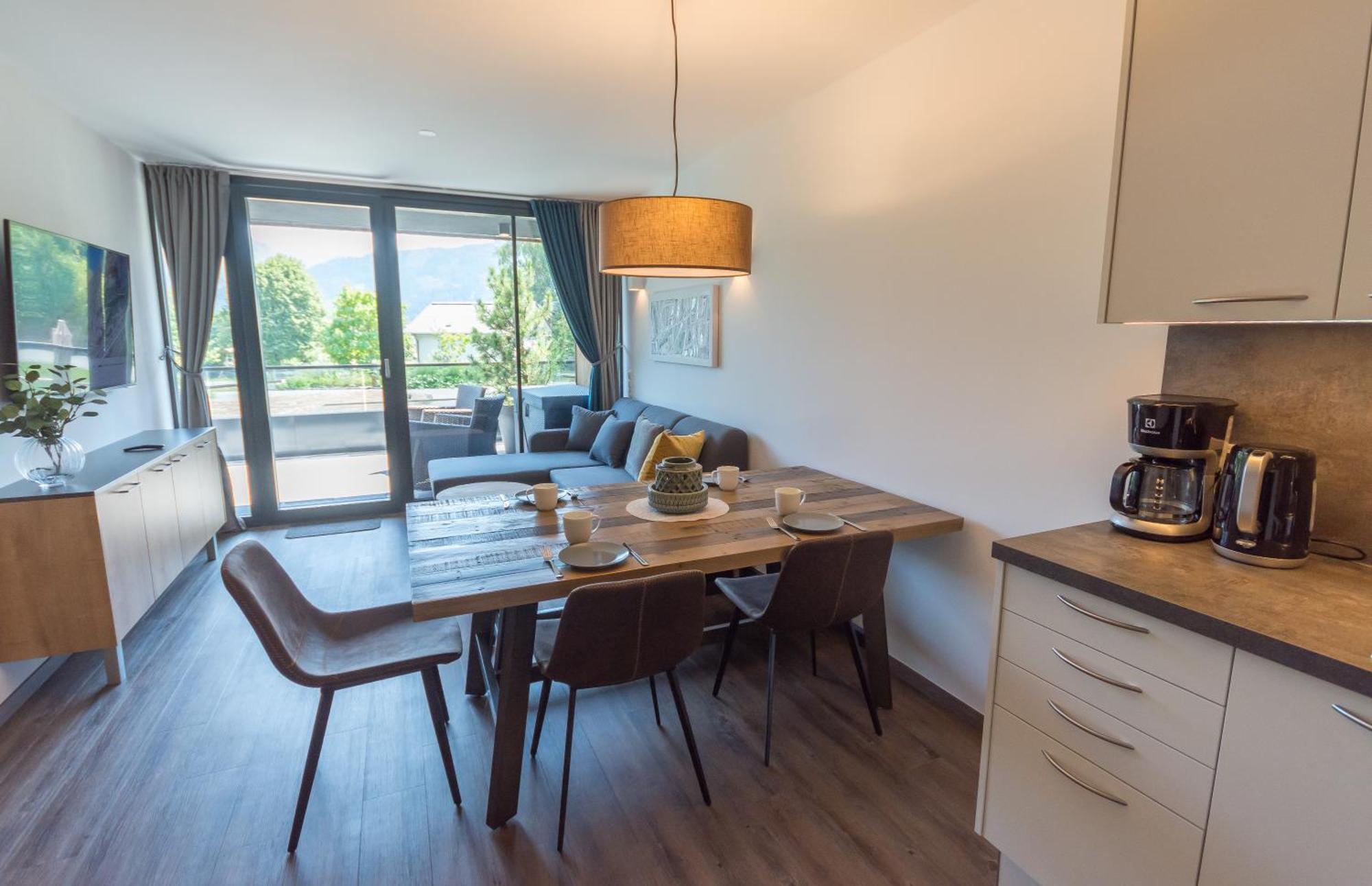Schoenblick Residence Apartments - Including Summer Card 젤암제 객실 사진